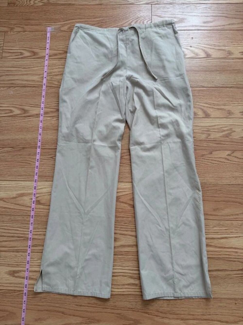 women’s y2k beige baby phat drawstring pants/joggers
